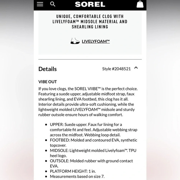 SOREL Women's Viibe Clog Suede Cozy - Picture 5 of 12